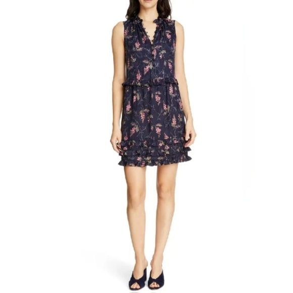 Rebecca Taylor Ivie Fleur Cocktail Dress - Picture 1 of 6